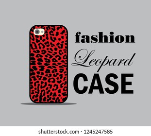 fashion leopard case design. case design leopard texture. 