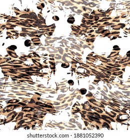 Impresión de nuevo patrón de leopardo de moda