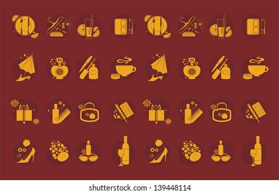 fashion and lifestyle vector icons