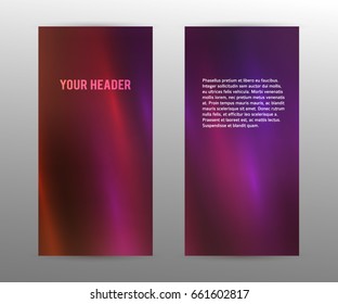 
Fashion lights background of bright glowing blur lines. Set Design elements business presentation template. Vector illustration backdrop glow light effect . EPS 10 for web banner, brochure page