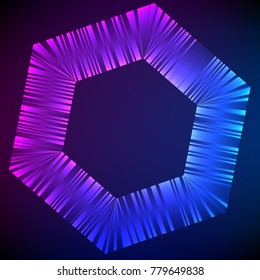 Fashion lights background of bright glowing blur lines. Gorgeous graphic image template. Abstract vector Illustration eps 10 for your business brochure
