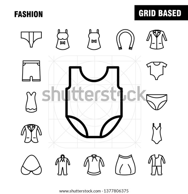 Fashion Line Icons Set For Infographics, Mobile UX/UI
Kit And Print Design. Include: Shirt, Garments, Cloths, Dress,
Ladies Cloths, Garments, Cloths, Collection Modern Infographic Logo
and Pictogram. 
