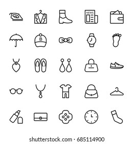 Fashion Line Vector Icons 4