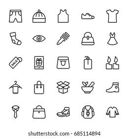 Fashion Line Vector Icons 5