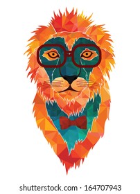 Fashion Lion Portrait