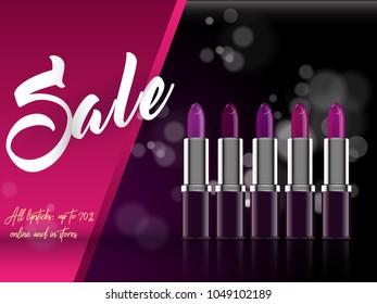 Fashion lipstick magazine ads