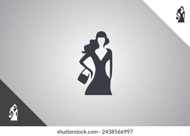 Fashion logo. Beauty, personal care and cosmetics brand logo design. Perfect logo fit for business related to cosmetics and personal care industry. Isolated background. Vector eps 10.
