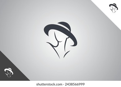 Fashion logo. Beauty, personal care and cosmetics brand logo design. Perfect logo fit for business related to cosmetics and personal care industry. Isolated background. Vector eps 10.