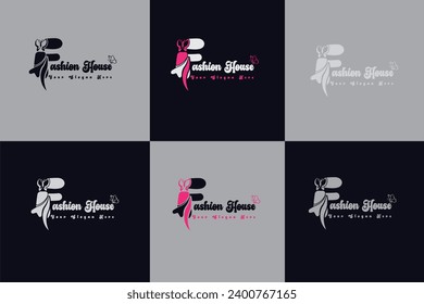 Fashion Logo Design With Color Variation 