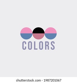 Fashion Logo Design Concept. Simple and clean squares fashion brand identity Template