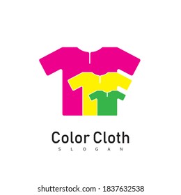 Fashion logo design with a hanger combination color