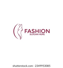Fashion logo design, Fashion shop logo icon vector template
