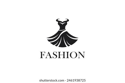 Fashion logo design template suitable for clothing brands, boutiques, fashion blogs, apparel websites, designer portfolios, retail shops, and fashion-related businesses