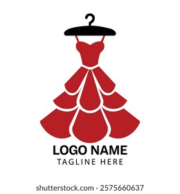 Fashion logo design template suitable for clothing brands, boutiques, fashion blogs, apparel websites, designer portfolios, retail shops, and fashion-related