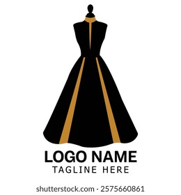 Fashion logo design template suitable for clothing brands, boutiques, fashion blogs, apparel websites, designer portfolios, retail shops, and fashion-related