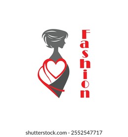 Fashion logo design with white background