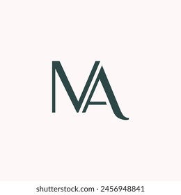 fashion logo NA letters white background