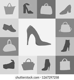 fashion logo, shoes bags, vector images