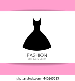 Fashion logo template. Concept logotype design for fashion shop, boutique, factory on tailoring, fashion show, dress shop, and etc. Vector graphic illustration.