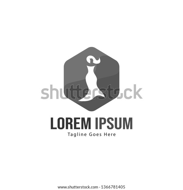 Fashion Logo Template Design Fashion Building Stock Vector Royalty Free