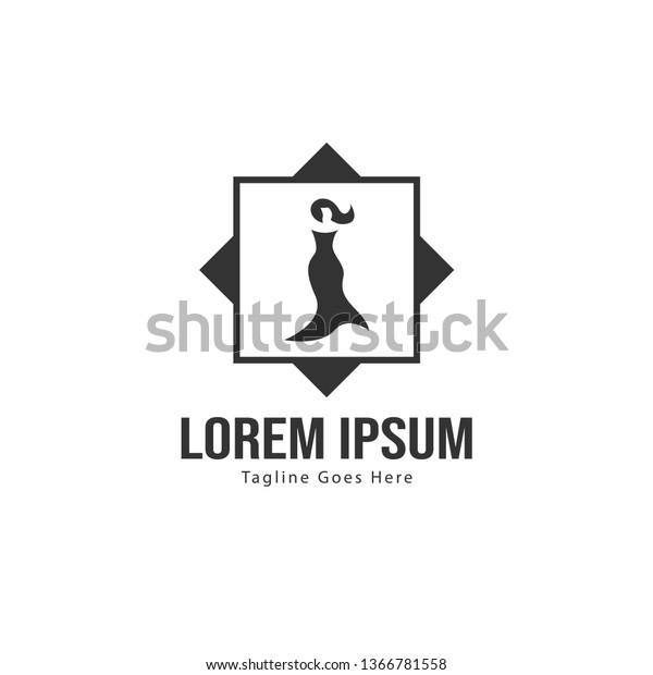 Fashion Logo Template Design Fashion Building Stock Vector Royalty Free