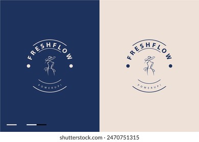 Fashion Logo Template Retro Style Classical Design