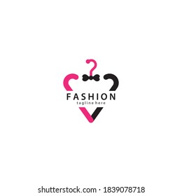 Fashion logo template vector icon illustration