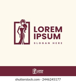 fashion logo or vector tailor logo