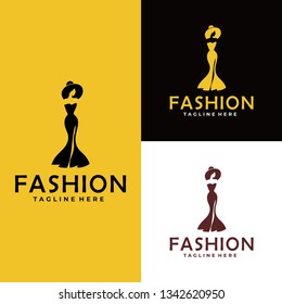 Fashion Logo Woman Stock Vector (Royalty Free) 1342620950 | Shutterstock