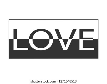 Fashion love vector illustration for t-shirt, slogan design print graphics style