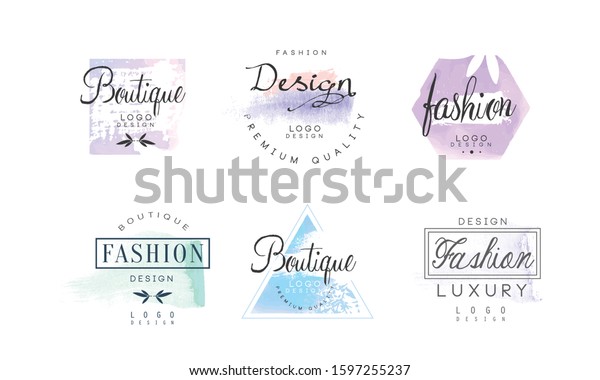 Fashion Luxury Boutique Logo Design Vector Stock Vector (Royalty Free ...