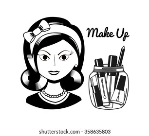fashion make up design 