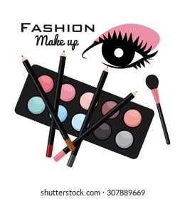 fashion make up design, vector illustration eps10 graphic 