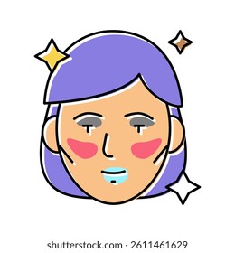 fashion makeup color icon vector. fashion makeup sign. isolated symbol illustration
