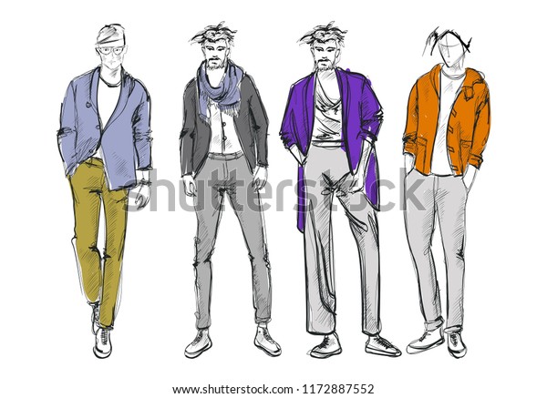 sketches for mens
