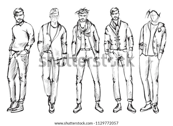 men's sketches
