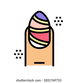 fashion manicure color icon vector. fashion manicure sign. isolated symbol illustration