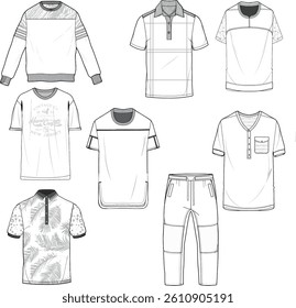 fashion men's models. knitting models, print patterns and more