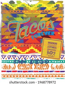 Fashion mens print with text slogan.  Vector hand draw illustration.