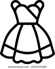 Fashion Minimalist Dress Icon Logo