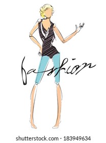 Fashion Model.