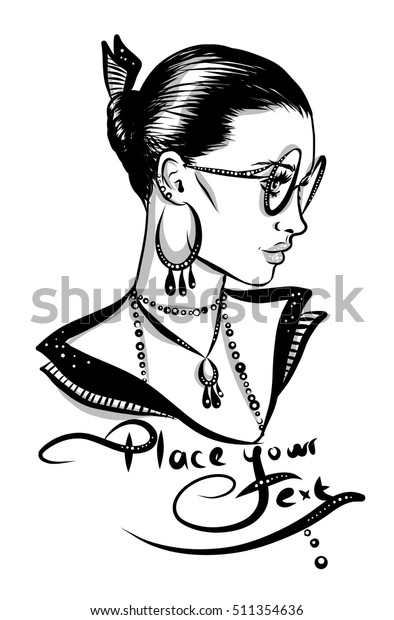 Fashion Model Accessories Illustration Vector (Royalty Free) 511354636