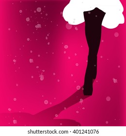 fashion model silhouettes, beautiful woman's silhouette body