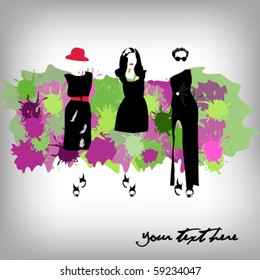 Fashion models background