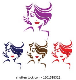 Fashion models set. Abstract stylized female figures. Ink grunge sketch style. Isolated objects on white background. Vector illustration