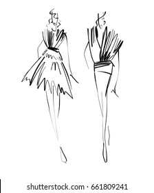 fashion illustration stylised croquis