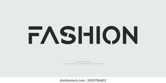Fashion modern stylish capital alphabet letter logo design