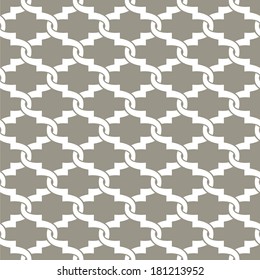 Fashion Moroccan ornamental seamless pattern. Vector abstract background