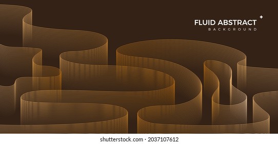 Fashion motion line high-end texture business fluid gradient abstract background