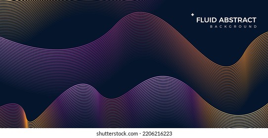 Fashion motion line high-end texture business fluid gradient abstract background